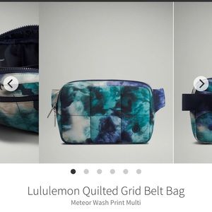 Lululemon Quilted Grid Belt Bag
Meteor Wash Print Multi NWT